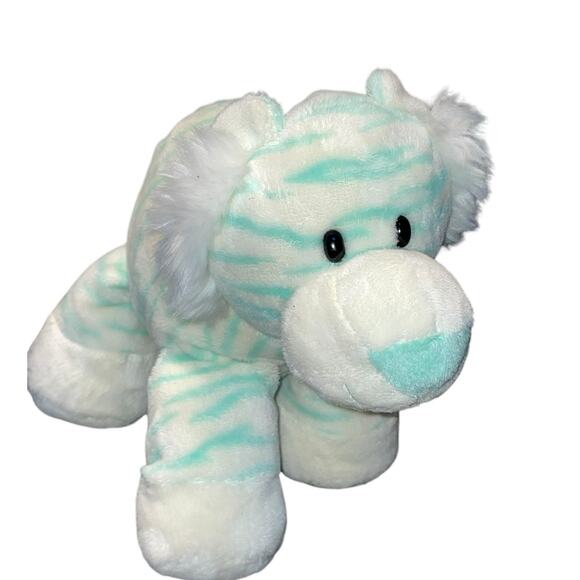 14" Aurora Baby Plush Tiger Cub Stuffed Animal Nursery Decor Shower Gift Toy - Picture 5 of 12